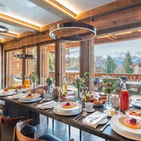 Apartment 4bdr Stylish With Sauna And Pool Verbier